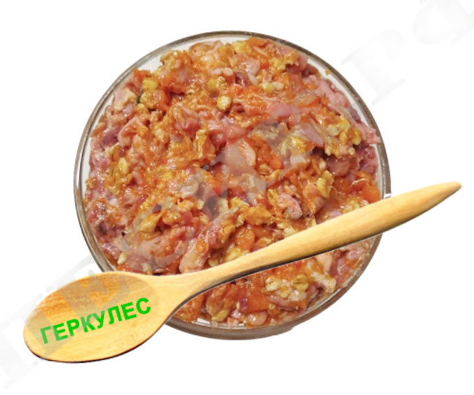 Каша №12 ( с головной обрезью и тыквой)